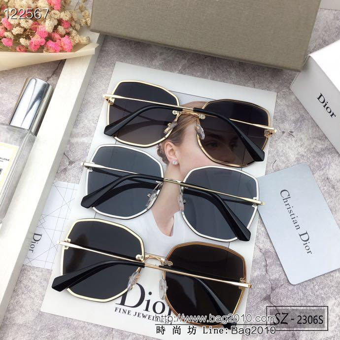 DIOR-迪奧 2019新款 太陽鏡 減輕強光負擔 遮擋有害光線防輻射 出行旅遊必備品 2306S  lly1183